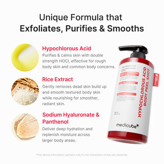 MEDICUBE - Hypochlorous Acid Body Peel Shot - 280ml
