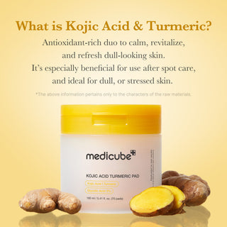 MEDICUBE - Kojic Acid Turmeric Pads - 70pza