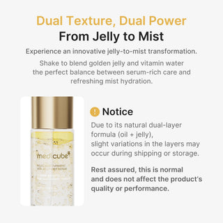 MEDICUBE - Kojic Acid Termeric Vita Jelly Mist Serum - 100ml