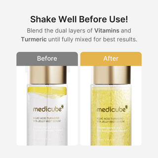 MEDICUBE - Kojic Acid Termeric Vita Jelly Mist Serum - 100ml