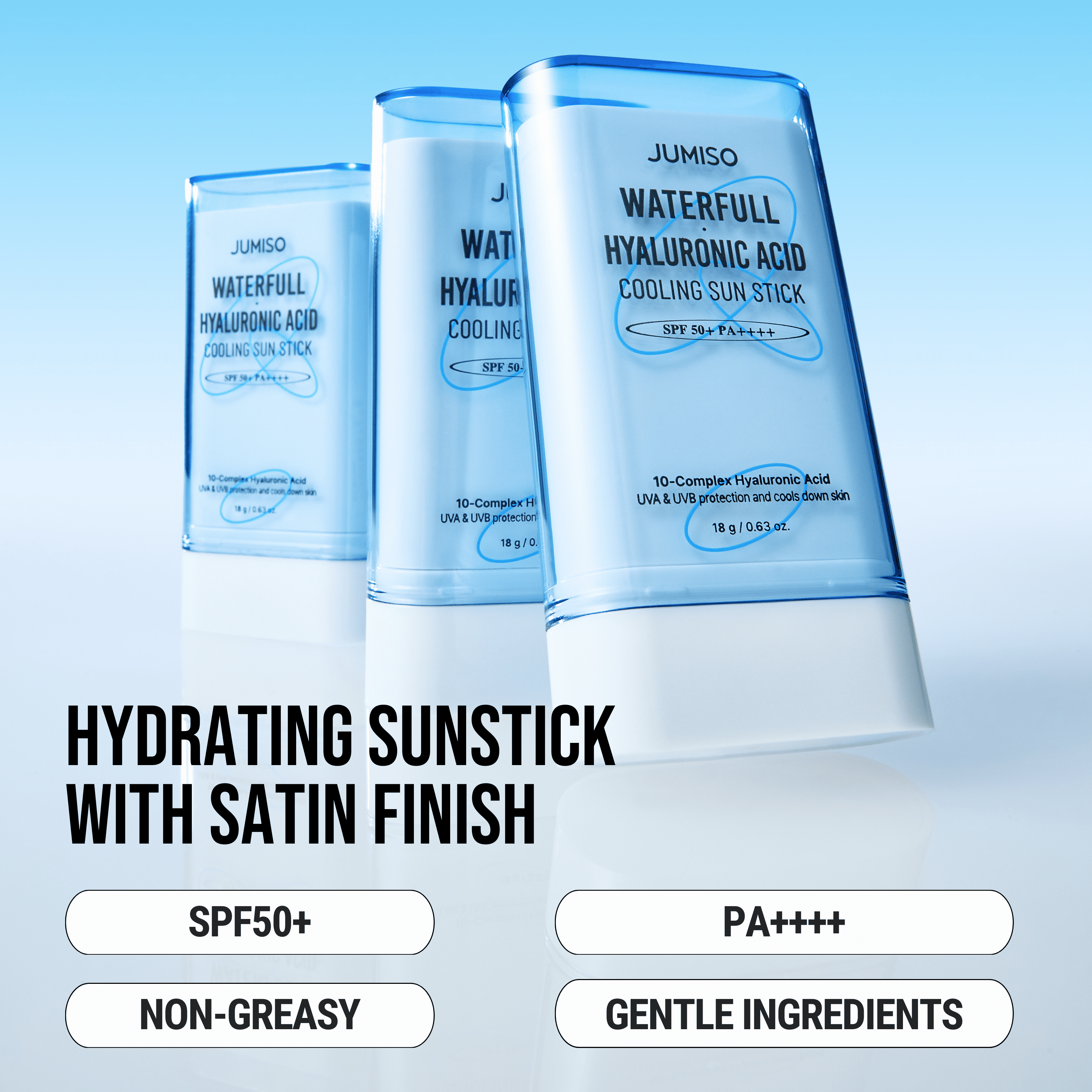 JUMISO - Waterfull Hyaluronic Acid Cooling Sun Stick SPF50+ PA++++ - 1 – SkinLoversMX