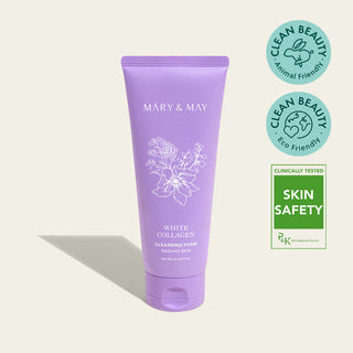 MARY & MAY - White Collagen Cleansing Foam - 150ml