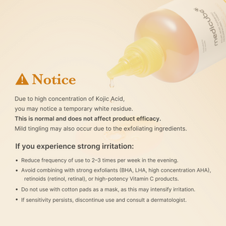 MEDICUBE - Kojic Acid Turmeric Resurfacing Toner - 250ml