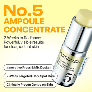 NUMBUZIN - No.5 Glutathione TXA Advanced Dark Spot Ampoule Concentrate - 10gr + 7gr