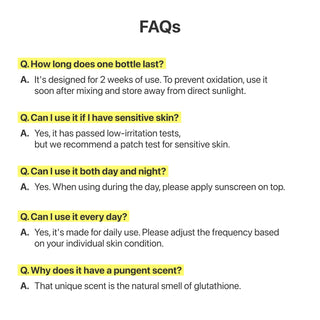 NUMBUZIN - No.5 Glutathione TXA Advanced Dark Spot Ampoule Concentrate - 10gr + 7gr