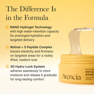 ARENCIA - Retinal Boosting Eye Mask - 60Parches