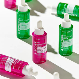 NINELESS - Dual Action Skin Refining Serums - 2piezas