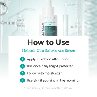NINELESS - Molecule-Clear Salicylic Acid Serum - 30ml