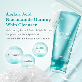 MEDICUBE - Azelaic Acid Niacinamide Deep Clean Foam Cleanser - 120gr