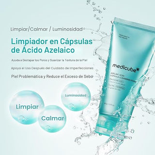 MEDICUBE - Azelaic Acid Capsule Cleansing Foam - 120gr