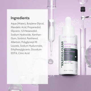 NINELESS - Molecule-Clear 5% Mandelic Acid Serum - 30ml