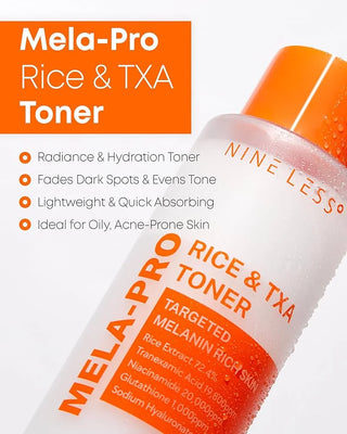 NINELESS - Mela-Pro Rice & Txa Toner - 200ml