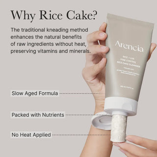 ARENCIA - Rice + LHA Pore Control Rice Cake Cleanser - 150g
