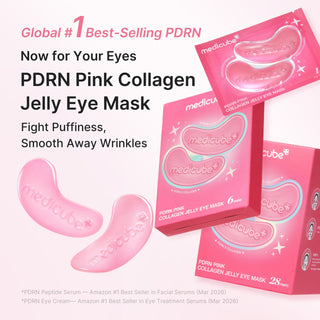 MEDICUBE - PDRN Pink Collagen Jelly Eye Mask - 6pares