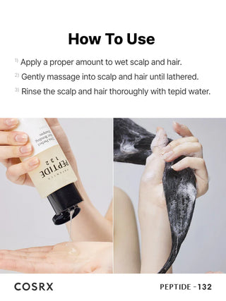 COSRX - Peptide 132 Ultra Perfect Hair Bonding Shampoo - 200ml