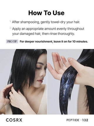 COSRX - Peptide 132 Ultra Perfect Hair Bonding Treatment - 120ml