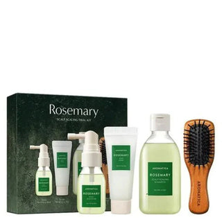 AROMATICA - Rosemary Scalp Scaling Trial Kit - 4piezas