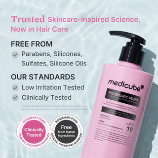 MEDICUBE - Rosemary PDRN Cooling Thickening Shampoo - 400ml