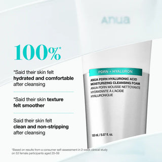 ANUA - PDRN Hyaluronic Acid Moisturizing Cleansing Foam - 150ml
