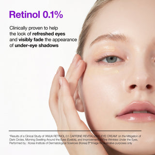 ANUA - Retinol 0.1 Caffeine Revitalizing Eye Cream - 30gr