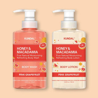 KUNDAL - Pink Grapefruit Edition - Gel de Ducha 500 ml + Loción Corporal 500ml