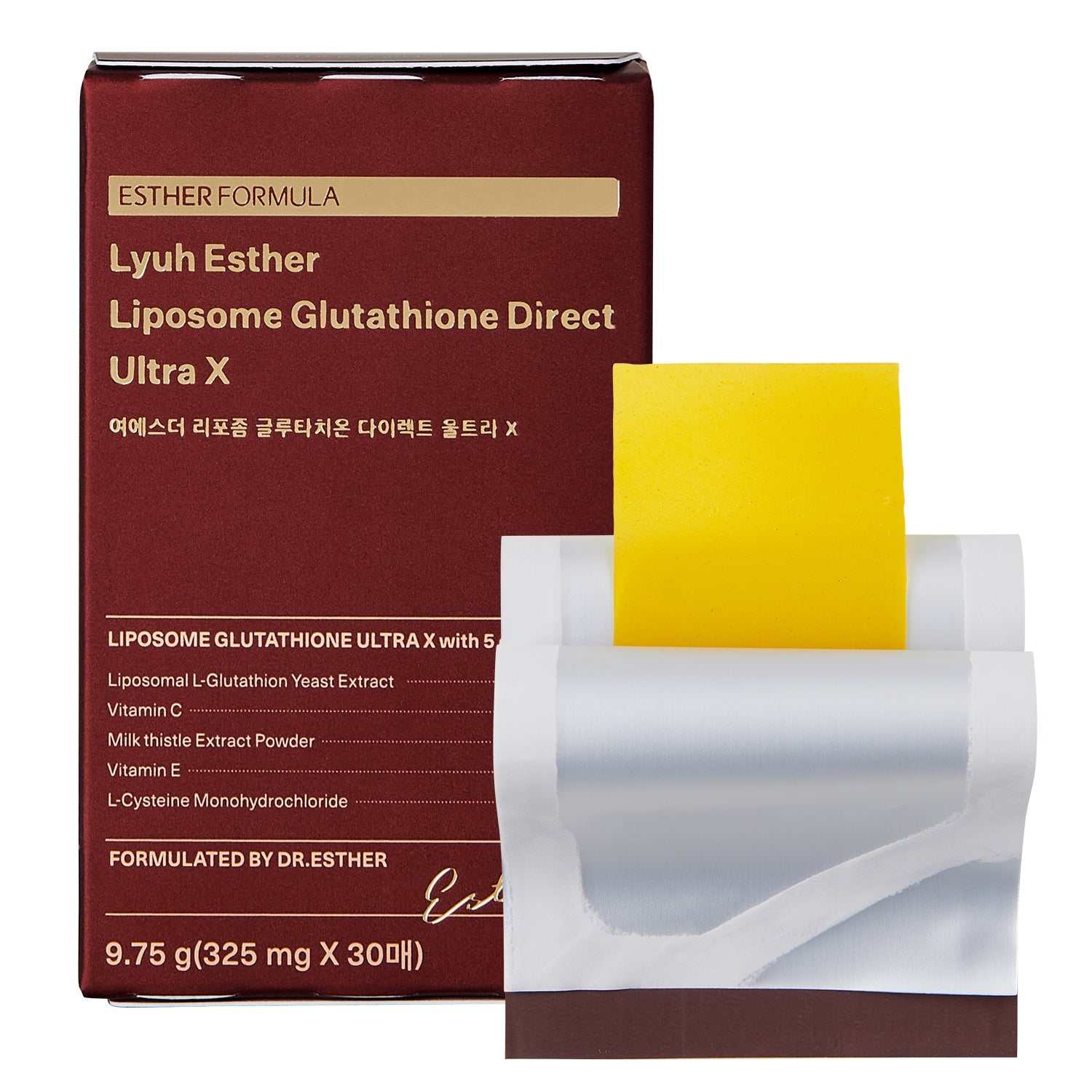 ESTHER FORMULA - Liposome Glutathione Direct Ultra X - 30filminas de 3 SkinLoversMX ESTHER FORMULA - Liposome Glutathione Direct Ultra X - 30filminas de 3 SkinLoversMX