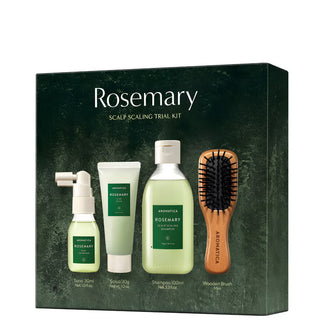 AROMATICA - Rosemary Scalp Scaling Trial Kit - 4piezas