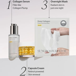 SUNGBOON EDITORS - Deep Collagen Power Boosting Cream In Serum - 30ml