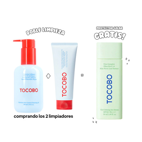 TOCOBO - Double Cleansing + SPF GRATIS