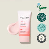 MARY & MAY - Vegan Primer Glow Sun Cream SPF50+ PA++++ - 50ml